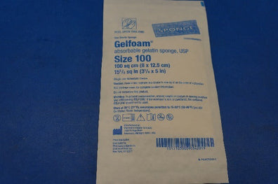 Pharmacia&Upjohn Gelfoam Absorbable Gelatin Sponge, Size 100